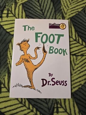 Dr. Seuss Orange and Green Foot Book One-Piece